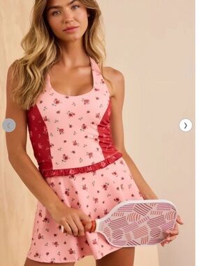 NWT Altar’d State Revival floral patchwork activewear dress. Size Medium